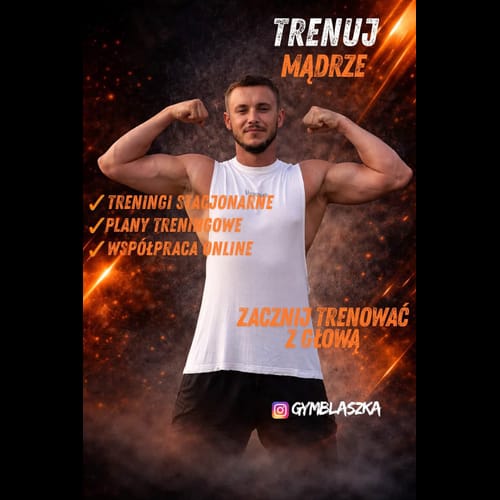 Trener Mateusz Blicharz