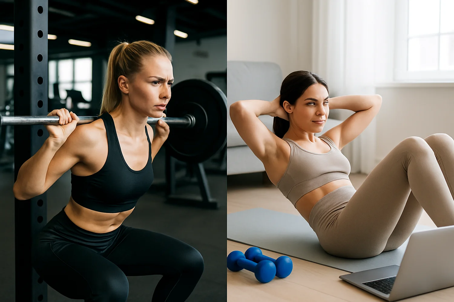 Trening na siłowni vs. trening w domu: co wybrać dla siebie?