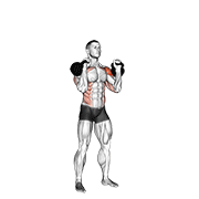 Wyciskanie kettlebell na huśtawce