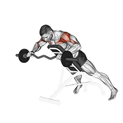 Ez barbell antygrawitacyjne wyciskanie