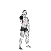 Wyciskanie kettlebell jedną ręką