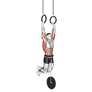 Muscle up z obciążeniem